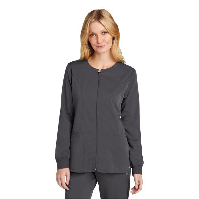 WonderWink® Women’s Premiere Flex™ Full-Zip Scrub Jacket Thumbnail