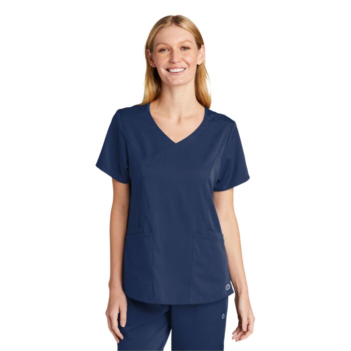 WonderWink® Women’s Premiere Flex™ Mock Wrap Top Thumbnail