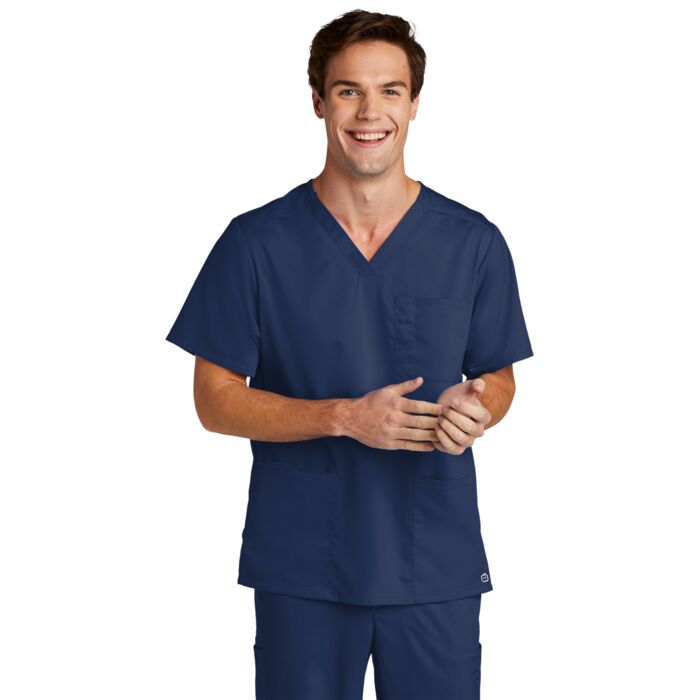 WonderWink® Men's Premiere Flex™ V-Neck Top Thumbnail