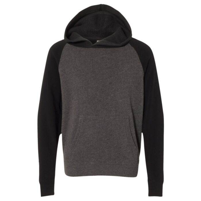 Youth Special Blend Raglan Hooded Sweatshirt Thumbnail