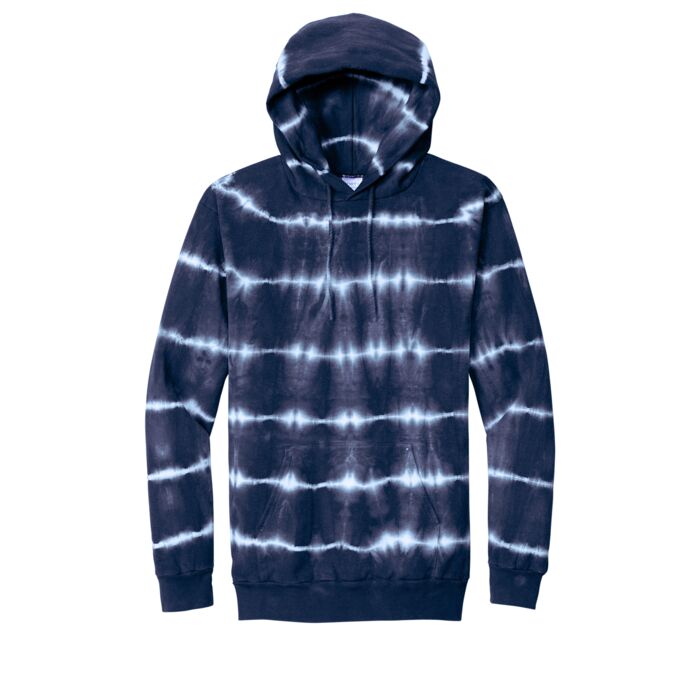 Port & Company ®Allover Stripe Tie-Dye Fleece Hoodies Thumbnail