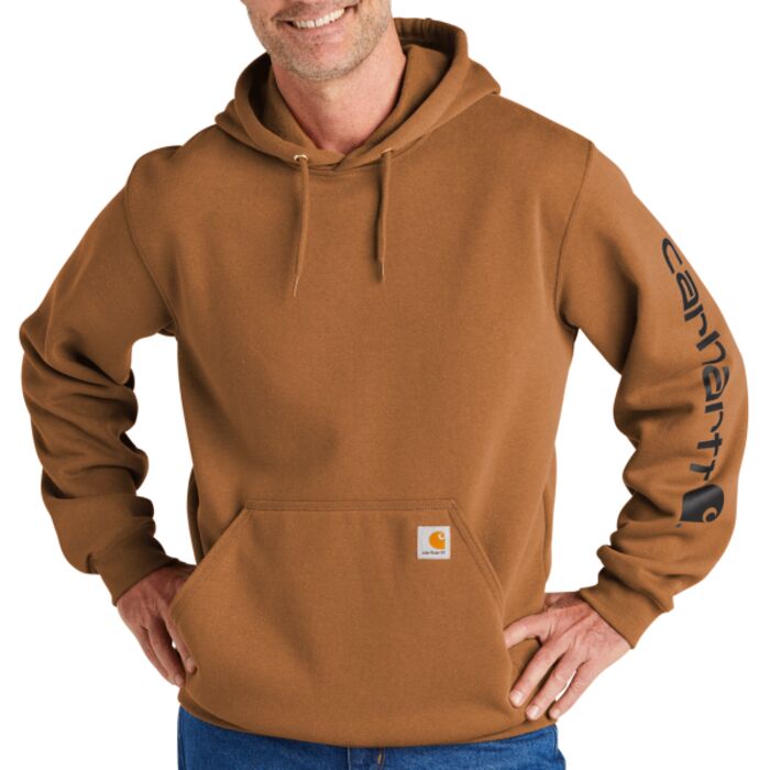 Carhartt Midweight Hooded Logo Sweatshirt Thumbnail
