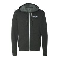 Unisex Sponge Fleece Full-Zip Hoodie Embroidery Thumbnail