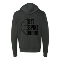 Unisex Sponge Fleece Full-Zip Hoodie Embroidery Thumbnail