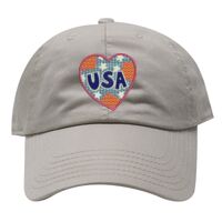 USA Cotton Baseball Caps Thumbnail